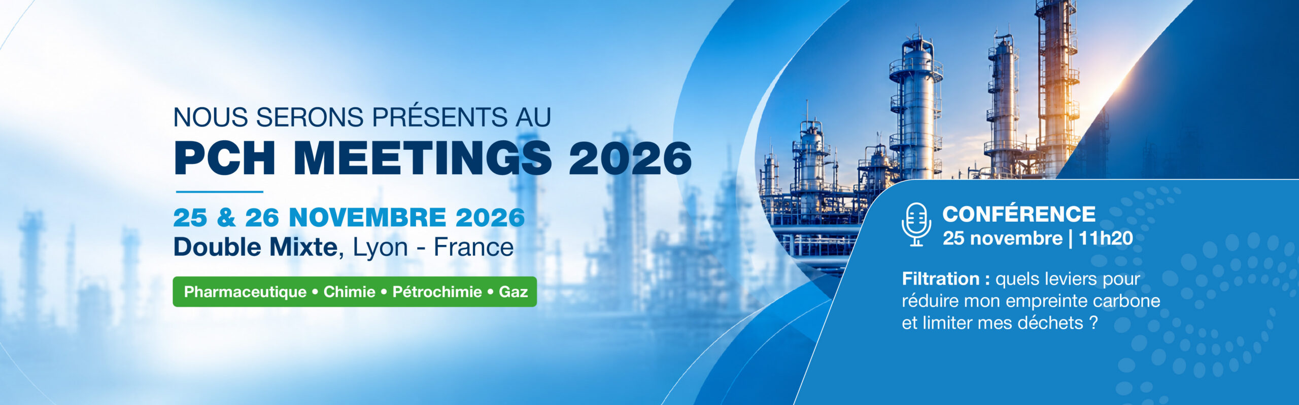 Global Filter-Filtration Group SAS présent au PCH Meetings Global Filter-Filtration Group SAS présent au PCH Meetings