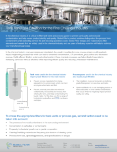 Tank Vent/Gas Filtration 