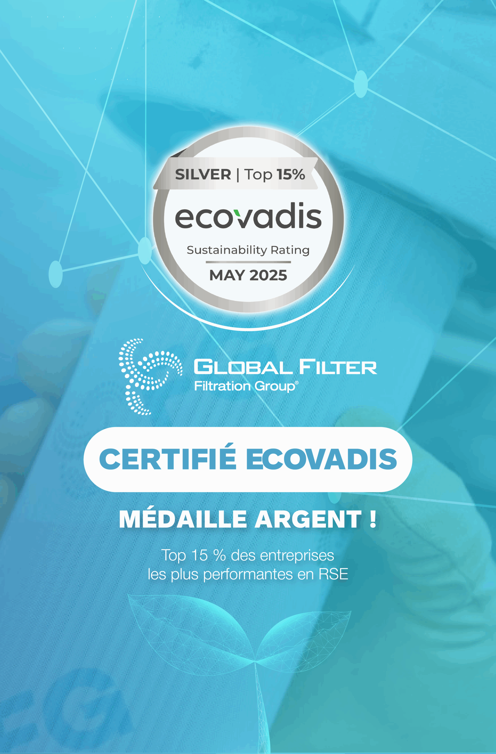 Global Filter Certifié Ecovadis Médaille Argent